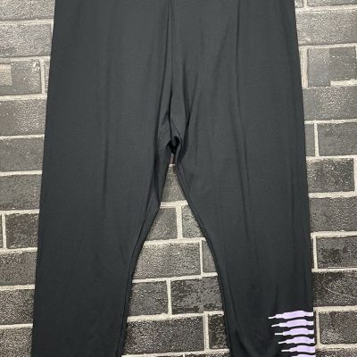 Savage X Fenty  Forever Savage Jersey Legging Black Caviar/Purple Size 2X